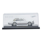 グッチ ×ホットウィール 5000台限定 キャデラック セビル オブジェ 置物 ミニカー AB2716 ホワイト マルチカラー プラスチック メンズ GUCCI 【中古】